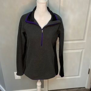 Women’s Columbia gray and purple pullover jacket
